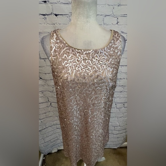 Delia’s light pink sequin dress Size Large - Picture 2 of 7